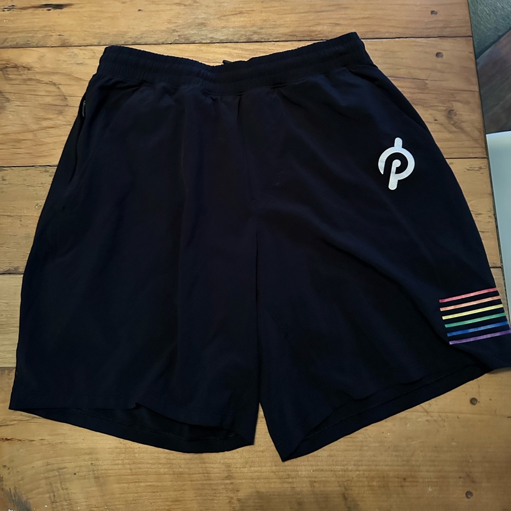 Men’s Lululemon 9” Lined Pace Breaker Peloton Pride Shorts